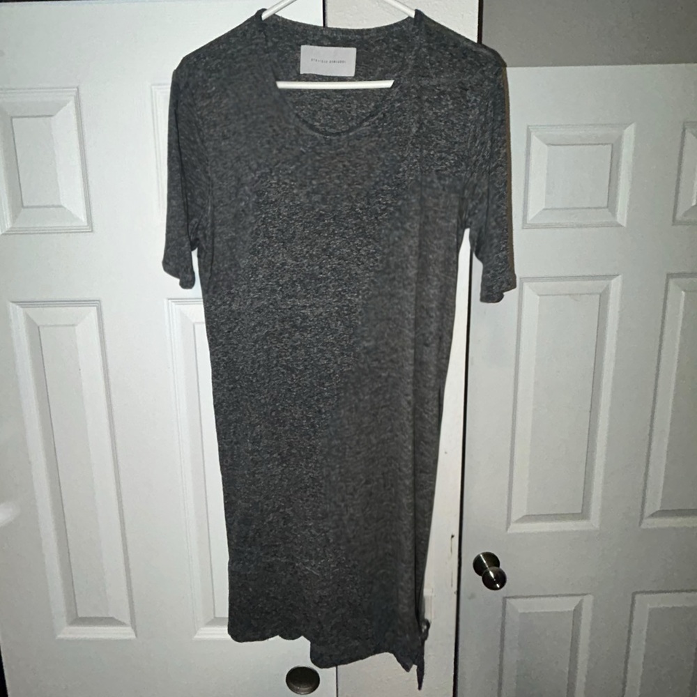 Gray Industrial Modern STRATEAS CARLUCCI Aussie Designer Women's SuperSoft Dress